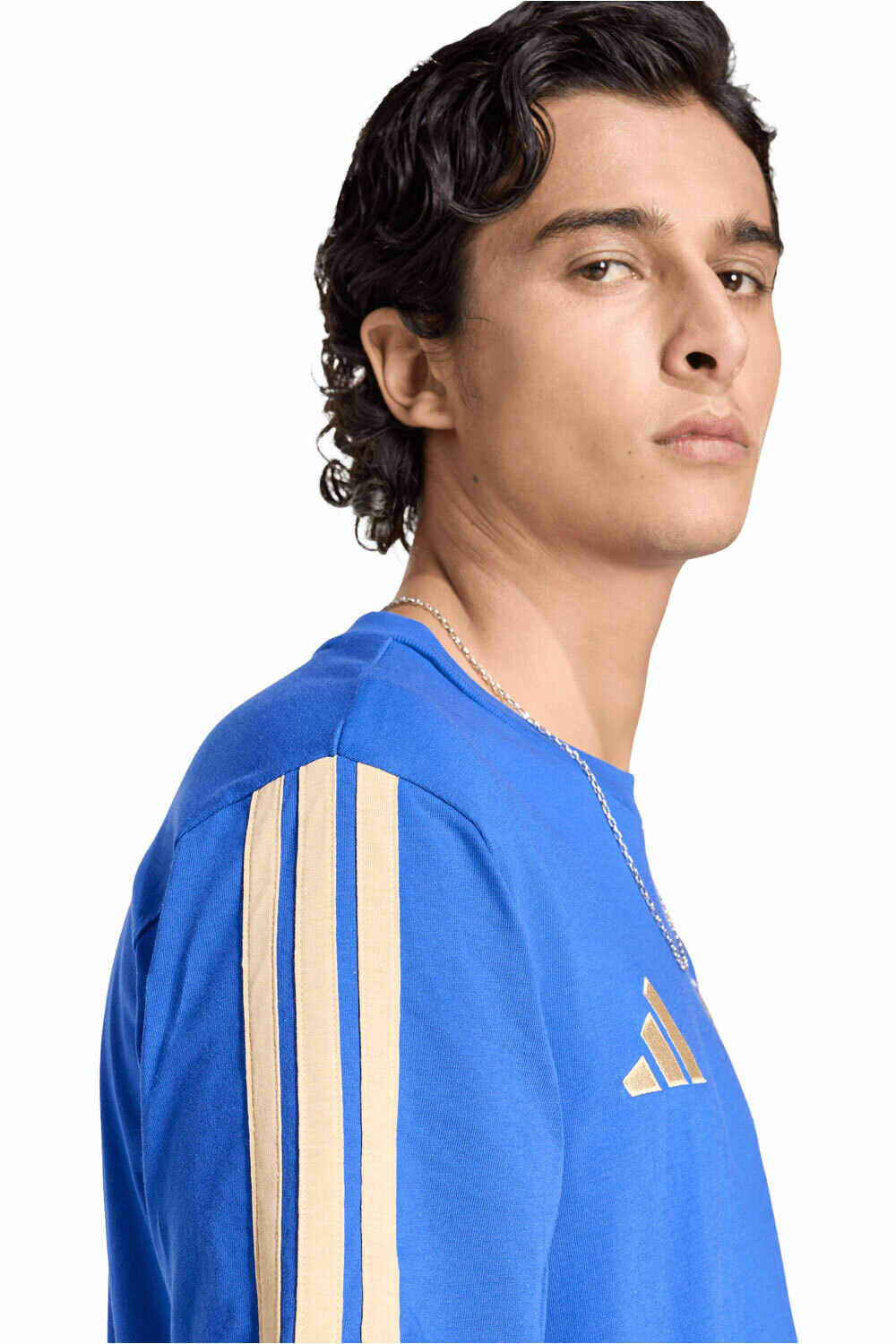 adidas camiseta de fútbol oficiales ITALIA MUNDIAL 2026 DNA AZUL vista detalle