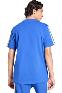 adidas camiseta de fútbol oficiales ITALIA MUNDIAL 2026 DNA AZUL vista trasera
