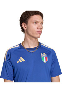 adidas camiseta de fútbol oficiales ITALIA MUNDIAL 2026 PRIMERA EQUIPACION FAN AZUL vista detalle
