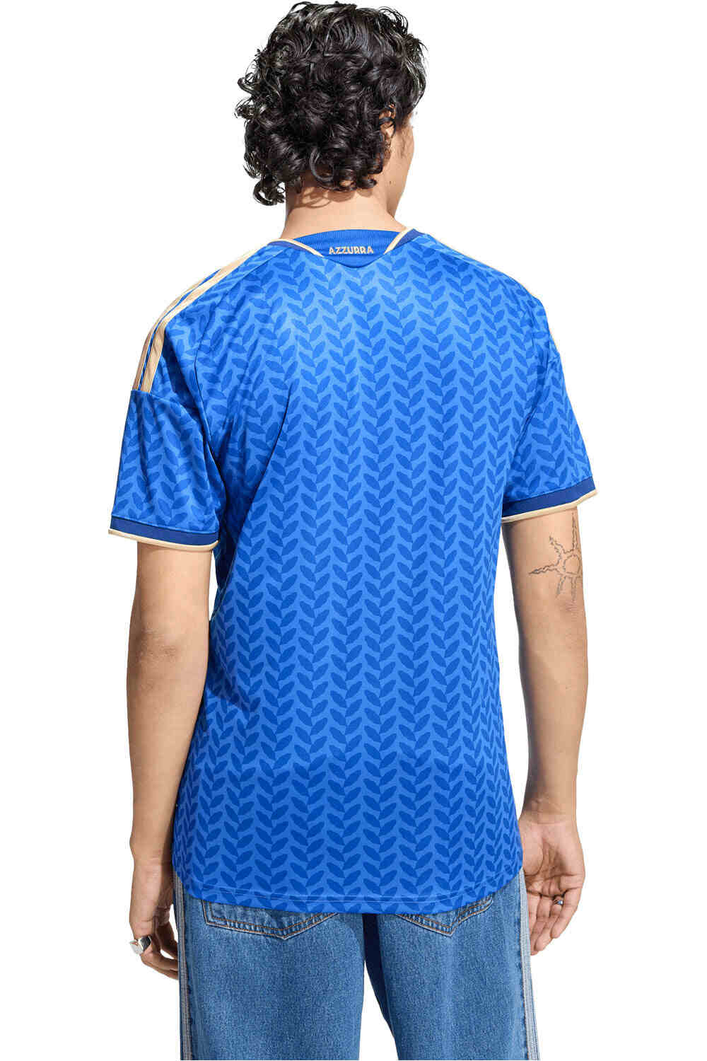 adidas camiseta de fútbol oficiales ITALIA MUNDIAL 2026 PRIMERA EQUIPACION  vista trasera