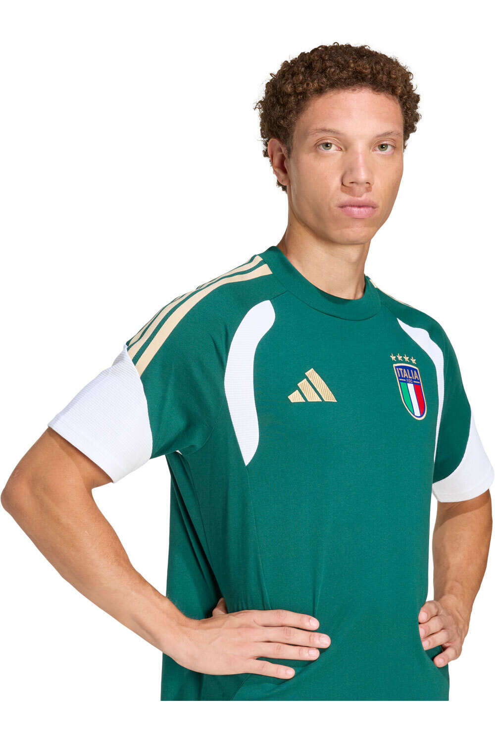 adidas camiseta de fútbol oficiales ITALIA MUNDIAL 2026 VERDE vista detalle