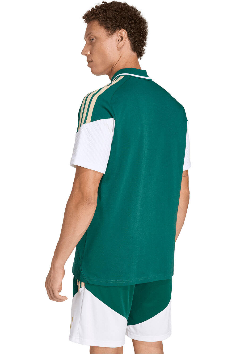 adidas camiseta de fútbol oficiales ITALIA MUNDIAL 2026 VERDE vista trasera