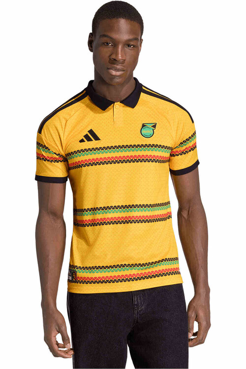 adidas camiseta de fútbol oficiales JAMAICA MUNDIAL 2026 PRIMERA EQUIPACION AMARILLO