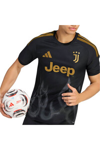 adidas camiseta de fútbol oficiales JUVE 3 JSY AU NEGRO 03
