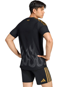 adidas camiseta de fútbol oficiales JUVE 3 JSY AU NEGRO vista trasera