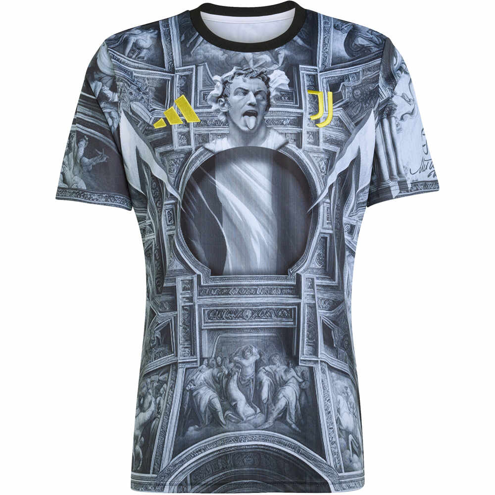 adidas camiseta de fútbol oficiales JUVENTUS 25/26 PREMATCH  vista detalle