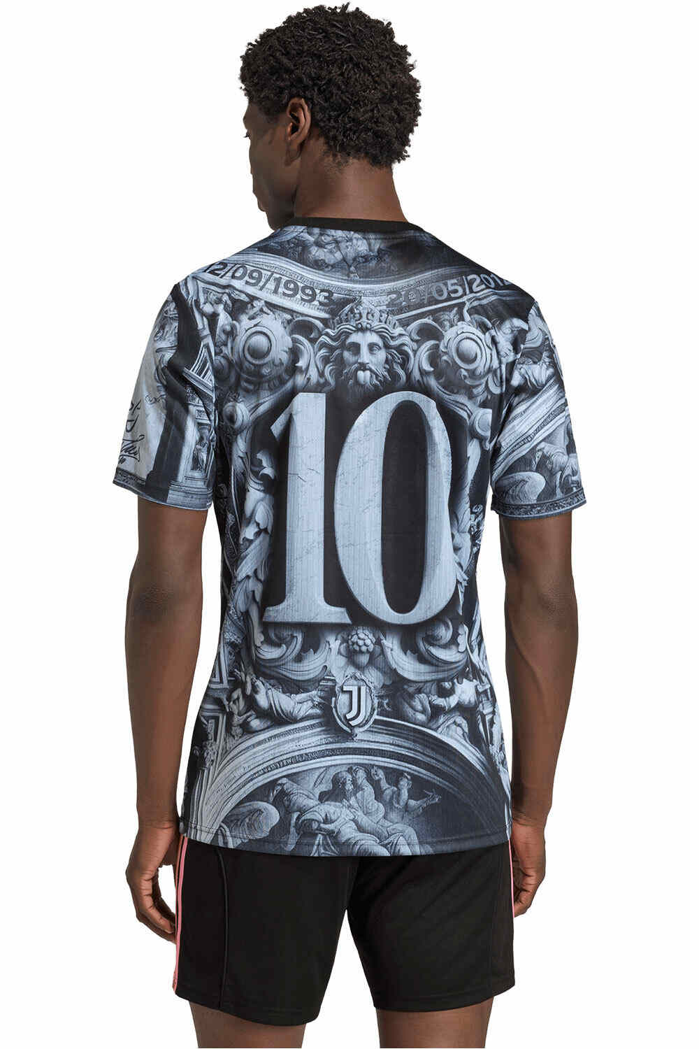 adidas camiseta de fútbol oficiales JUVENTUS 25/26 PREMATCH  vista trasera