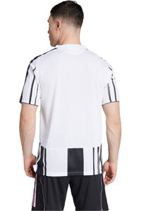 adidas camiseta de fútbol oficiales JUVENTUS 25/26 PRIMERA EQUIPACION AUTHENTIC BLANCO vista trasera