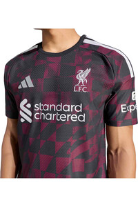 adidas camiseta de fútbol oficiales LFC 3 JSY AU NEGRO vista detalle