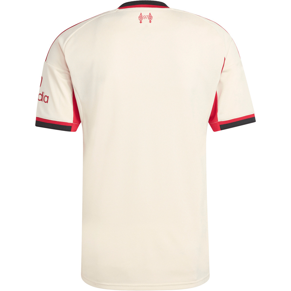 adidas camiseta de fútbol oficiales LIVERPOOL 25/26 SEGUNDA EQUIPACION  vista trasera