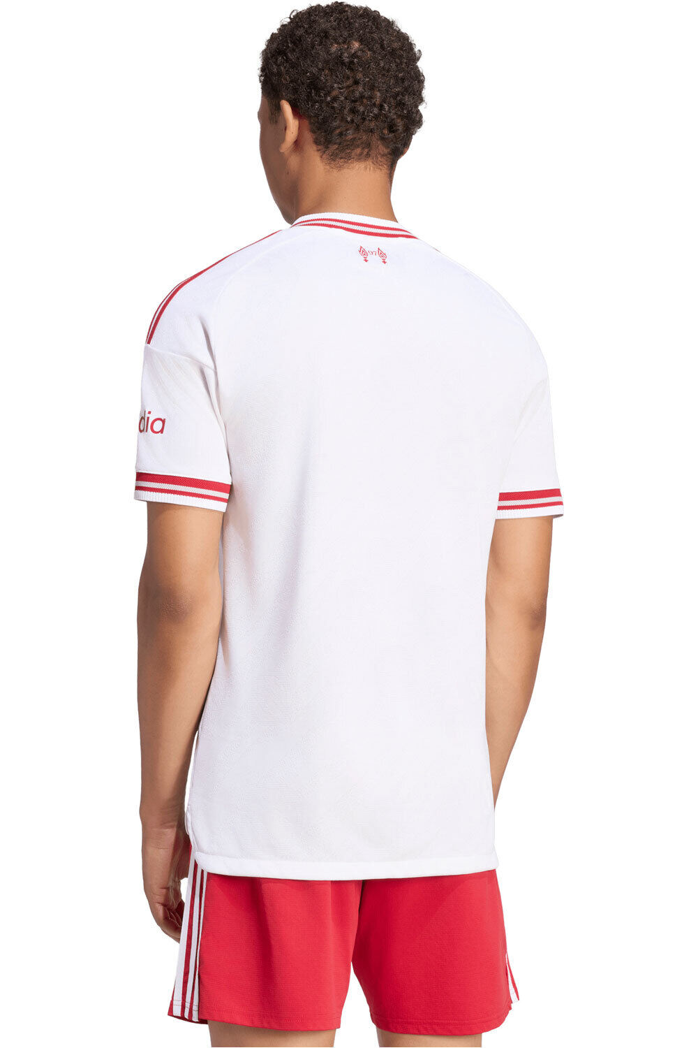 adidas camiseta de fútbol oficiales LIVERPOOL FC 26/27 SEGUNDA EQUIPACIN BLANCO vista trasera