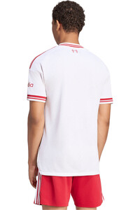 adidas camiseta de fútbol oficiales LIVERPOOL FC 26/27 SEGUNDA EQUIPACIN BLANCO vista trasera