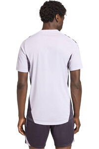 adidas camiseta de fútbol oficiales MANCHESTER UNITED 25/26 ENTRENAMIENTO MORADO vista trasera