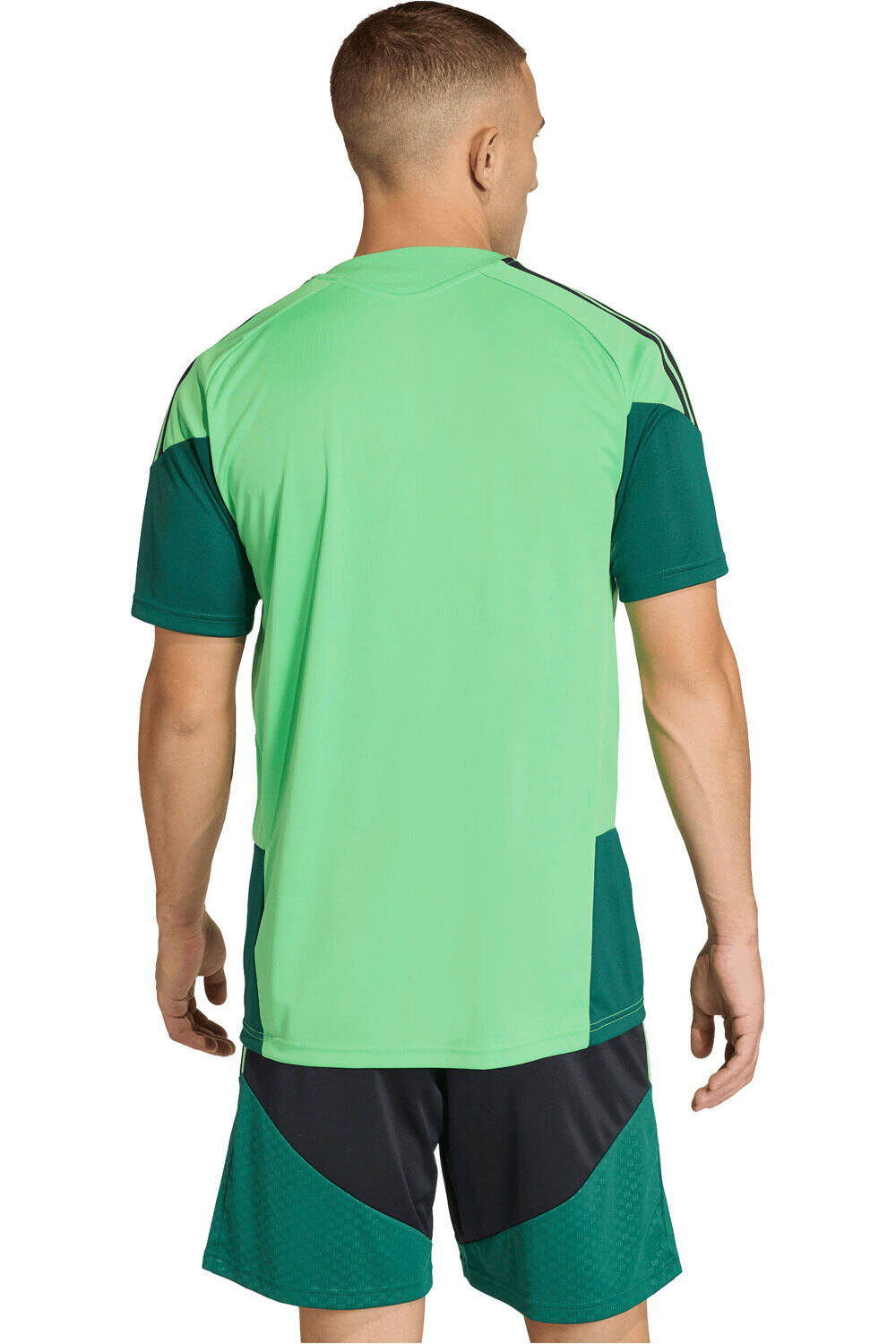 adidas camiseta de fútbol oficiales MEXICO MUNDIAL 2026 ENTRENAMIENTO  vista trasera