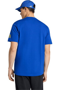 adidas camiseta de fútbol oficiales MUNDIAL 2026 AZUL vista trasera