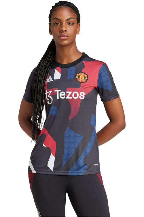 ADIDAS MANCHESTER UNITED 24/25 PREMATCH FEMENINA negro
