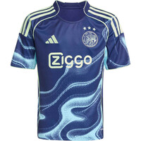adidas camiseta de fútbol oficiales niño AJAX 25/26 SEGUNDA EQUIPACION AZUL 04