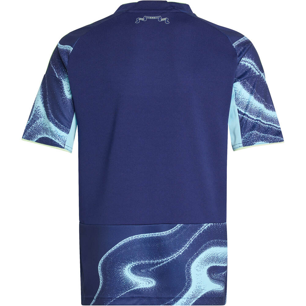 adidas camiseta de fútbol oficiales niño AJAX 25/26 SEGUNDA EQUIPACION AZUL 05