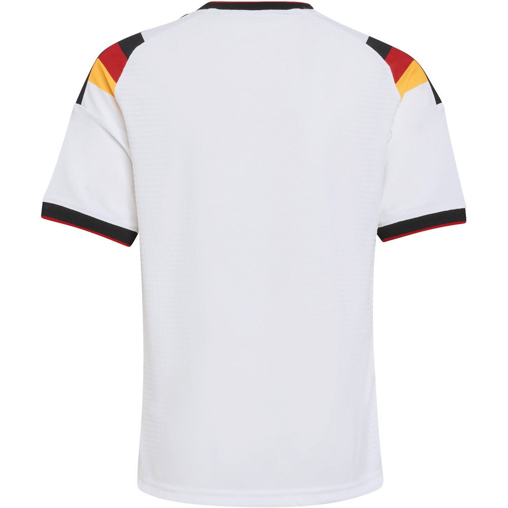 adidas camiseta de fútbol oficiales niño ALEMANIA MUNDIAL 2026 PRIMERA EQUIPACION BLANCO 05