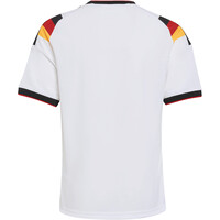 adidas camiseta de fútbol oficiales niño ALEMANIA MUNDIAL 2026 PRIMERA EQUIPACION BLANCO 05