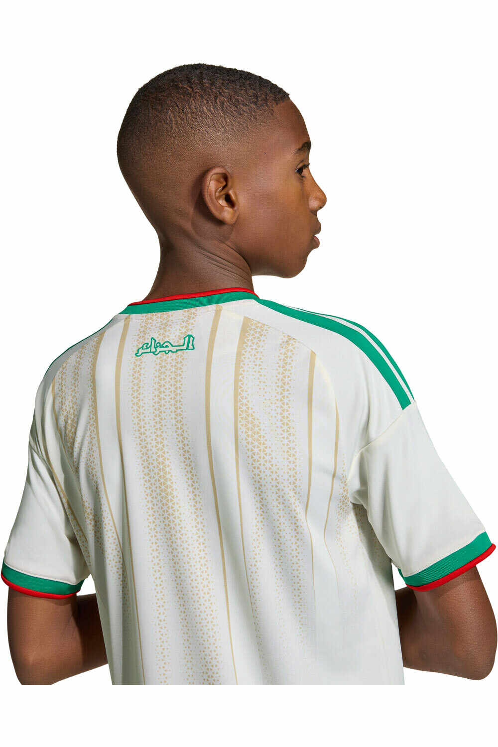 adidas camiseta de fútbol oficiales niño ARGELIA MUNDIAL 2026 PRIMERA EQUIPACION BLANCO 03