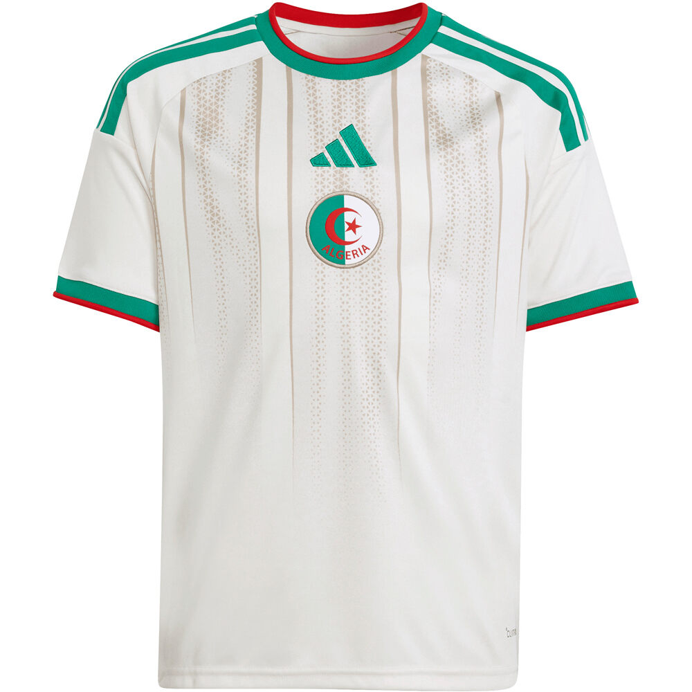 adidas camiseta de fútbol oficiales niño ARGELIA MUNDIAL 2026 PRIMERA EQUIPACION BLANCO 04