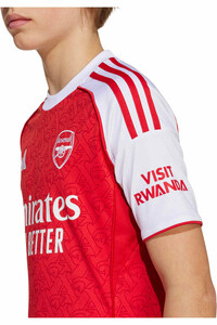 adidas camiseta de fútbol oficiales niño ARSENAL 25/26 PRIMERA EQUIPACION BLANCO 03
