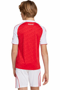 adidas camiseta de fútbol oficiales niño ARSENAL 25/26 PRIMERA EQUIPACION BLANCO vista trasera