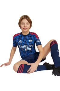 adidas camiseta de fútbol oficiales niño ARSENAL 25/26 SEGUNDA EQUIPACION AZUL 03