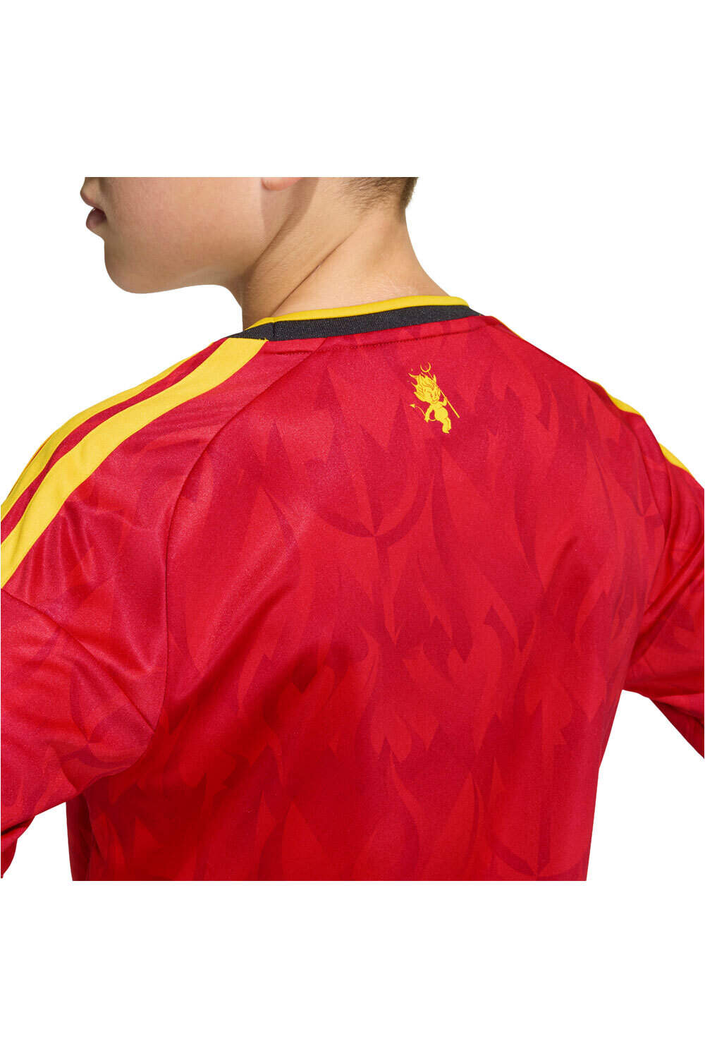 adidas camiseta de fútbol oficiales niño BELGICA MUNDIAL 2026 PRIMERA EQUIPACION ROJO 03