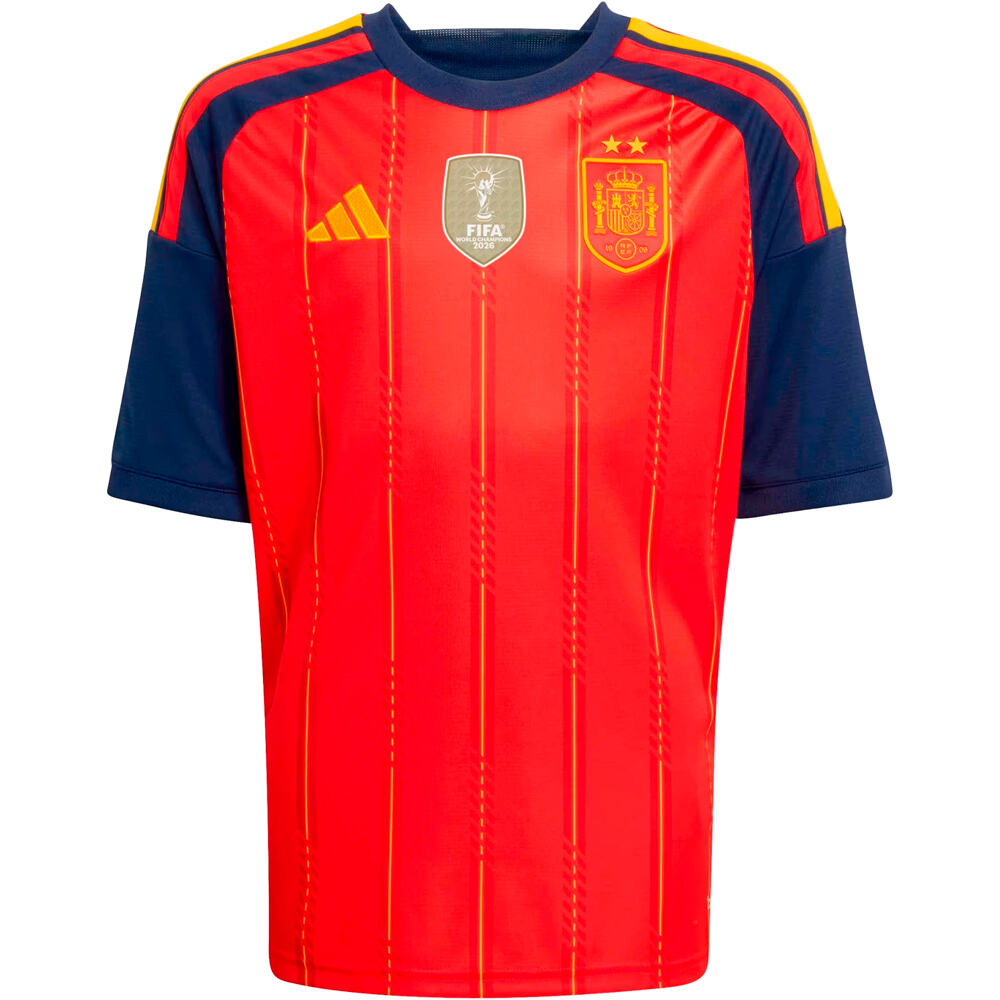 adidas camiseta de fútbol oficiales niño ESPAÑA WINNER MUNDIAL 2026 DOS ESTRELLAS  04