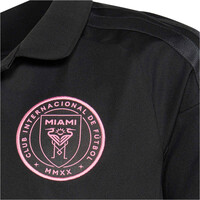 adidas camiseta de fútbol oficiales niño INTER MIAMI 25/26 SEGUNDA EQUIPACION MESSI NEGRO 06