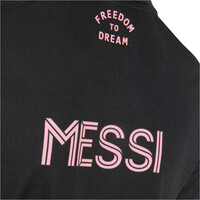 adidas camiseta de fútbol oficiales niño INTER MIAMI 25/26 SEGUNDA EQUIPACION MESSI NEGRO 08