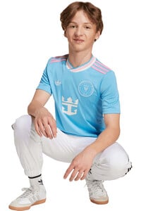 adidas camiseta de fútbol oficiales niño INTER MIAMI 25/26 TERCERA EQUIPACION AZUL vista detalle