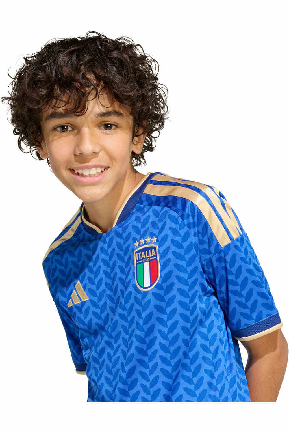 adidas camiseta de fútbol oficiales niño ITALIA MUNDIAL 2026 PRIMERA EQUIPACION  vista detalle