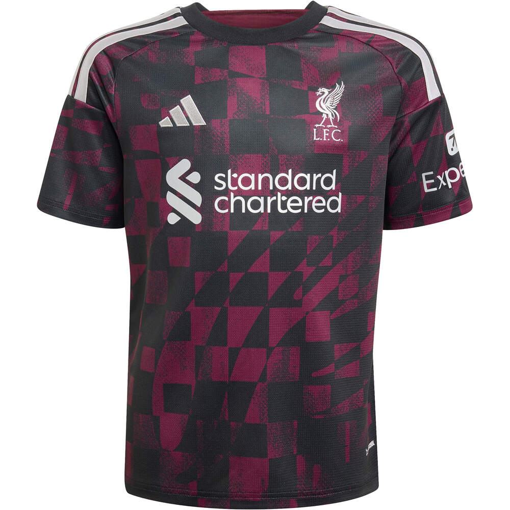 adidas camiseta de fútbol oficiales niño LFC 3 JSY Y NEGRO 03