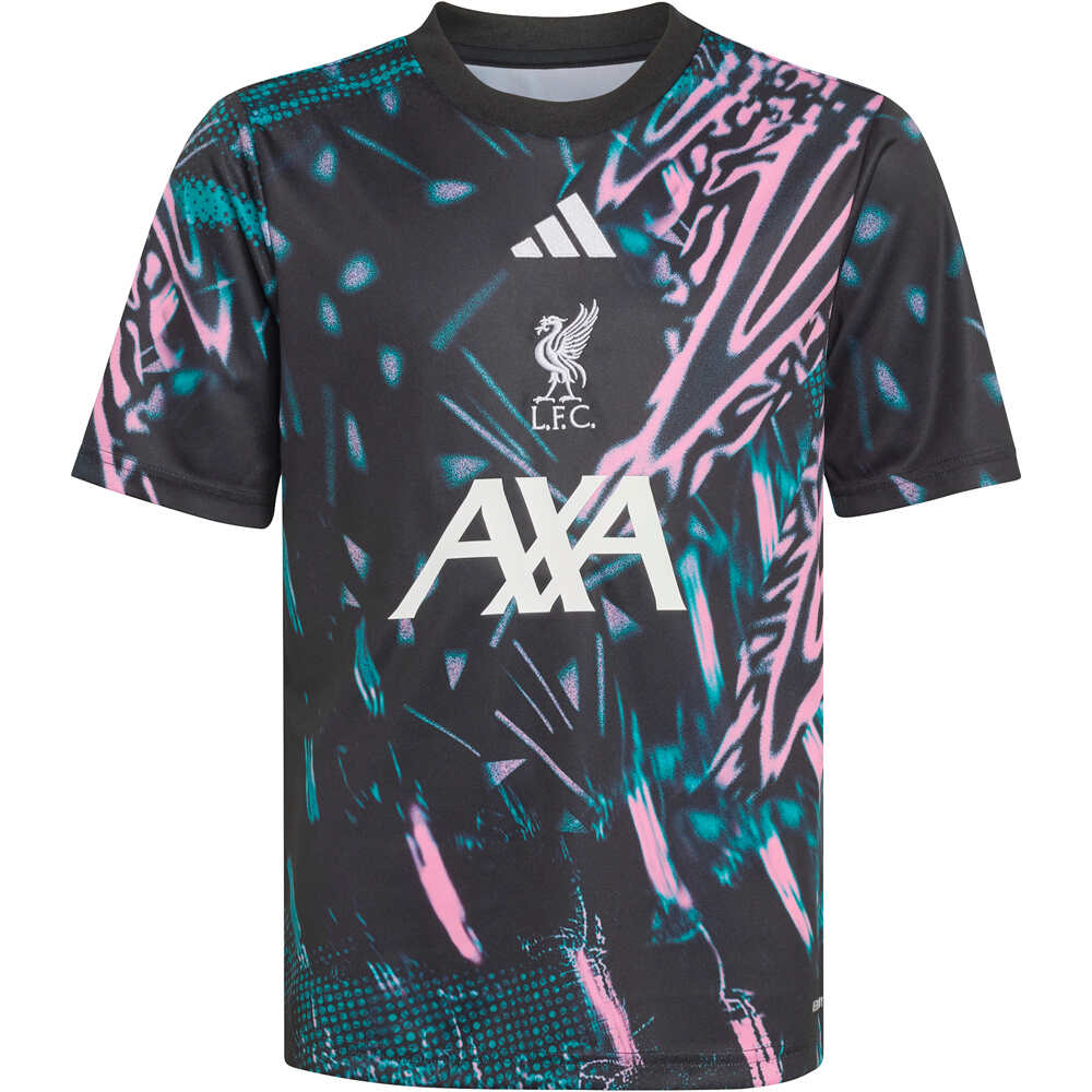 adidas camiseta de fútbol oficiales niño LIVERPOOL 25/26 PREMATCH NEGRO 04