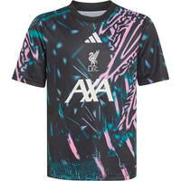 adidas camiseta de fútbol oficiales niño LIVERPOOL 25/26 PREMATCH NEGRO 04