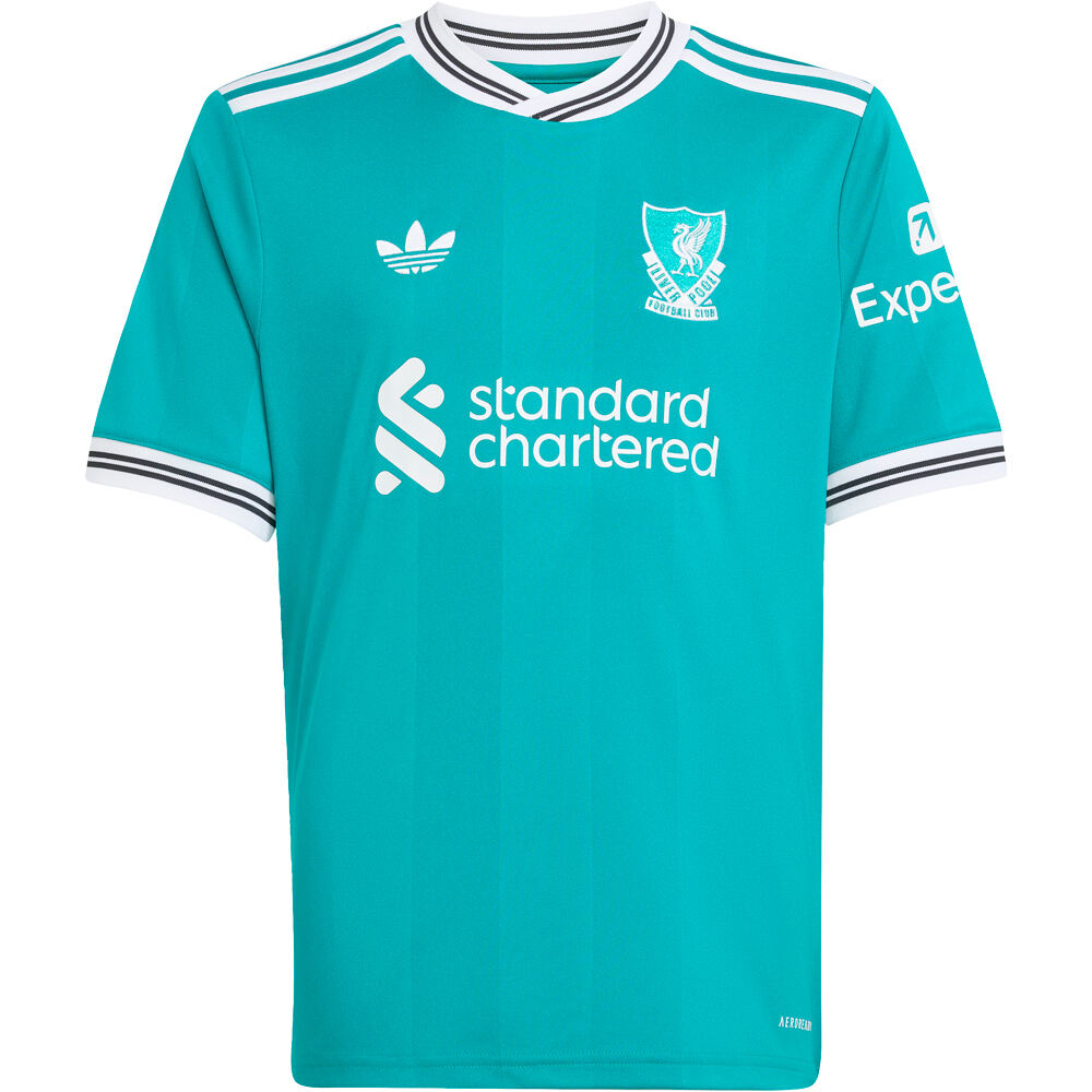 adidas camiseta de fútbol oficiales niño LIVERPOOL 25/26 TERCERA EQUIPACION VERDE 04