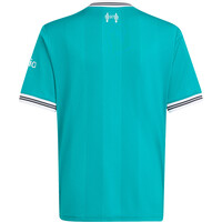 adidas camiseta de fútbol oficiales niño LIVERPOOL 25/26 TERCERA EQUIPACION VERDE 05