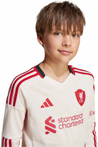 adidas camiseta de fútbol oficiales niño LIVERPOOL FC 25/26 SEGUNDA EQUIPACION BLANCO 03