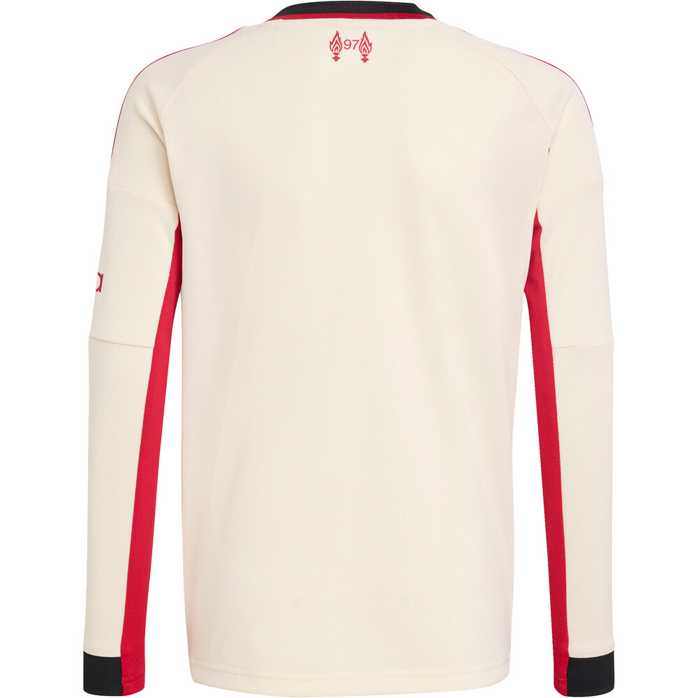 adidas camiseta de fútbol oficiales niño LIVERPOOL FC 25/26 SEGUNDA EQUIPACION BLANCO 05