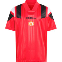 adidas camiseta de fútbol oficiales niño MANCHESTER UNITED EQT 26/27 ROJO vista frontal