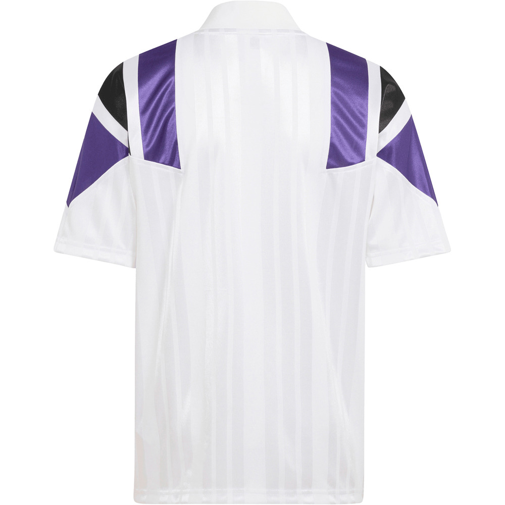 adidas camiseta de fútbol oficiales niño REAL MADRID EQT 26/27 BLANCO vista trasera
