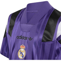 adidas camiseta de fútbol oficiales niño REAL MADRID EQT 26/27 MORADO vista detalle