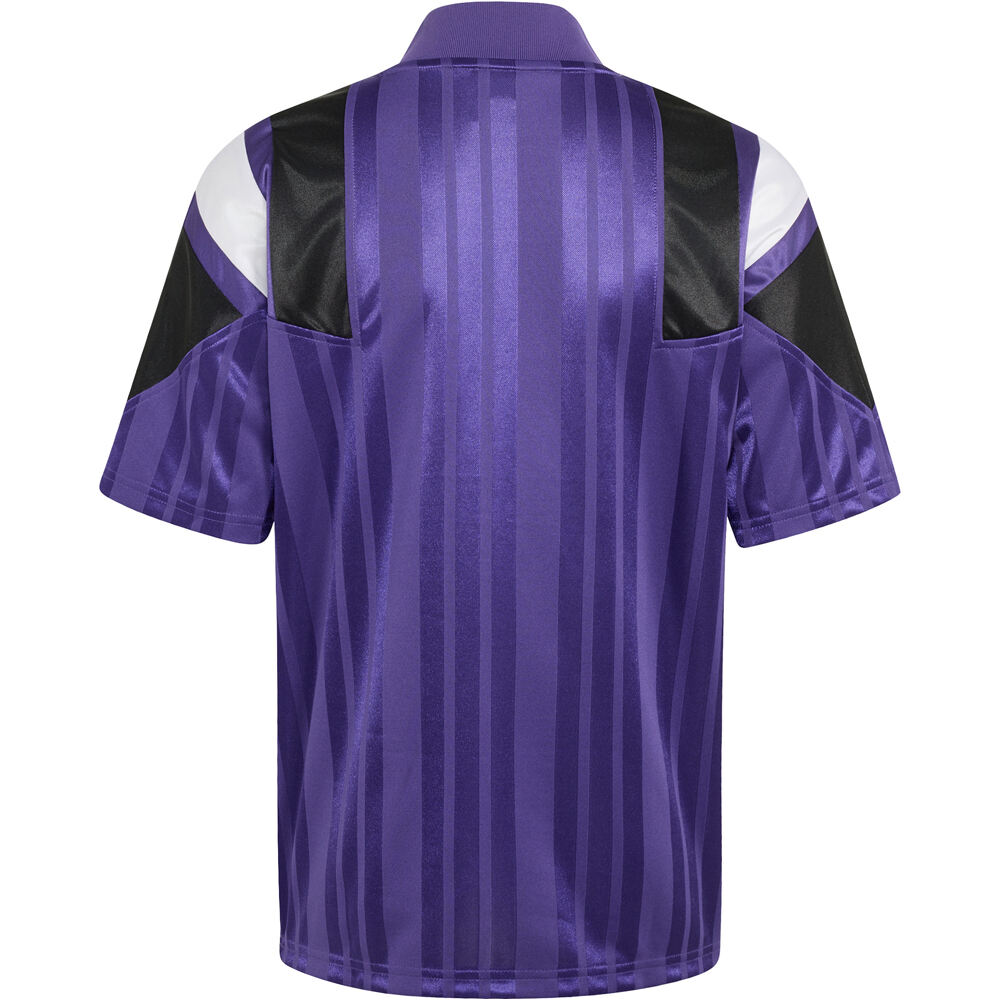 adidas camiseta de fútbol oficiales niño REAL MADRID EQT 26/27 MORADO vista trasera