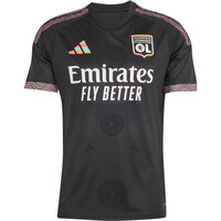 adidas camiseta de fútbol oficiales OL 3 JSY NEGRO 04