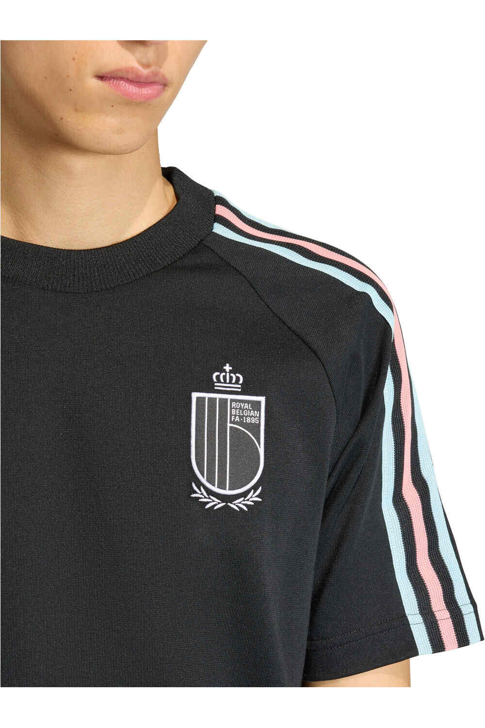adidas camiseta de fútbol oficiales ORIGINALS BELGICA NEGRO 03