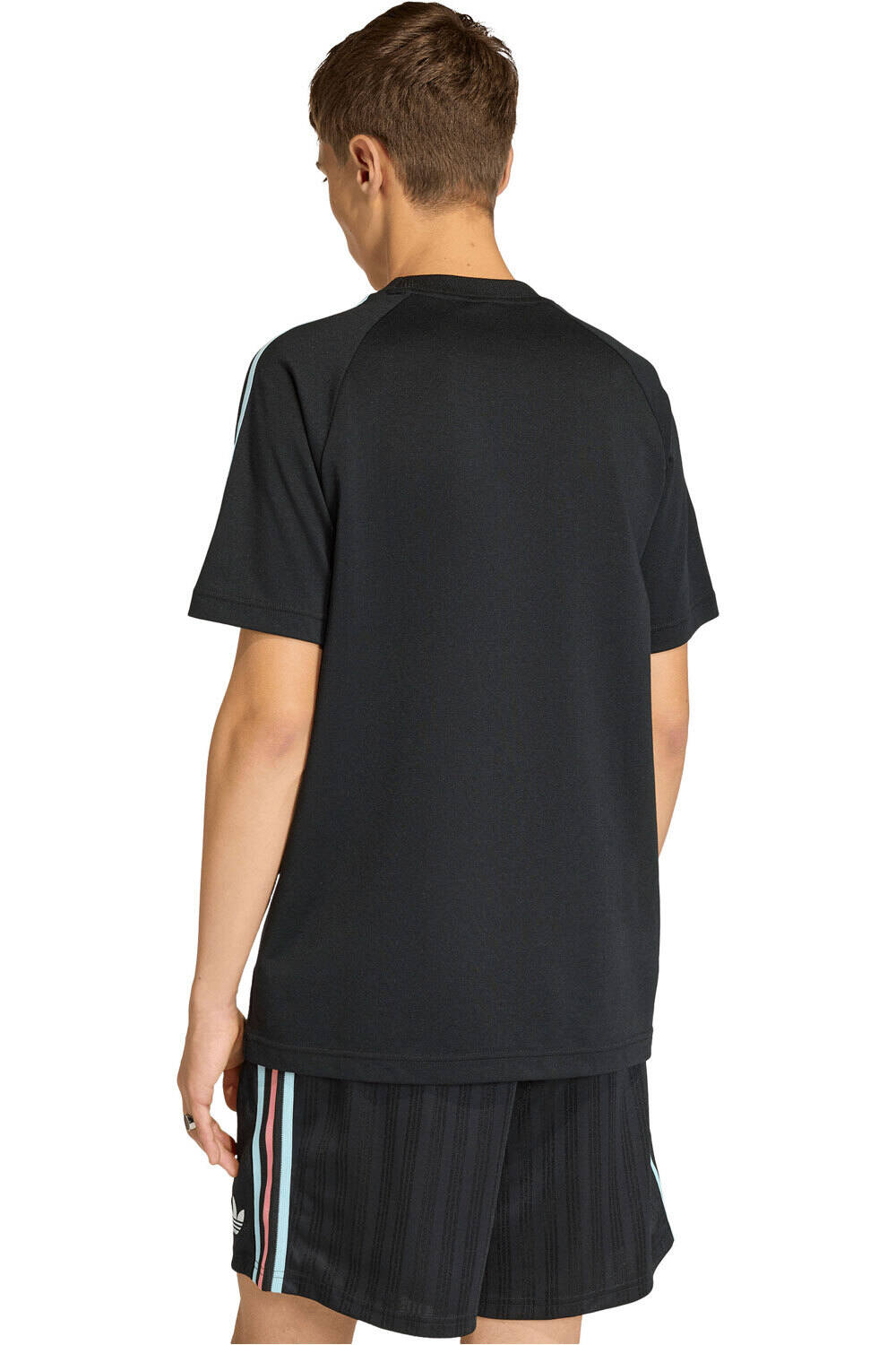 adidas camiseta de fútbol oficiales ORIGINALS BELGICA NEGRO vista trasera