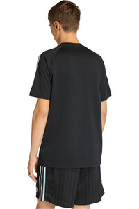 adidas camiseta de fútbol oficiales ORIGINALS BELGICA NEGRO vista trasera